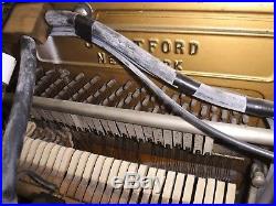 Stafford NICKELODEON PLAYER PIANO O Roll Accordion, Drum, Tambourine see video