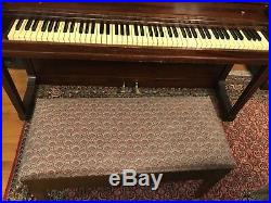 Starr Upright Piano In Good Condition, Cherry Finish