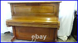 Steck Traditional Overstrung Piano Mahogany Case Inc. Local Delivery