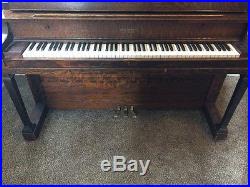 Steger and Sons antique upright piano