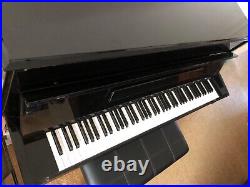 Steigerman Upright Piano, including NEW bench with storage (Black, Barely Used)