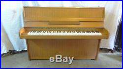 Steinmann Overstrung Piano in Light mahogany Case Inc. Stool & Local Delivery