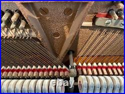 Steinway 1045 Upright Piano 45 Satin Ebony
