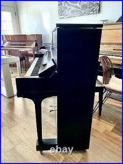 Steinway 1045 Upright Piano 45 Satin Ebony