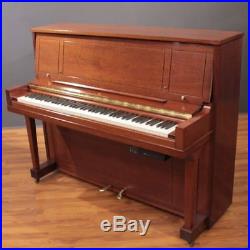 Steinway 1098 46'' Player Upright Piano Mahogany QRS PNO3