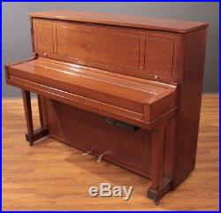 Steinway 1098 46'' Player Upright Piano Mahogany QRS PNO3