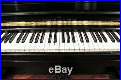 Steinway 1098 46'' Upright Piano Satin Ebony