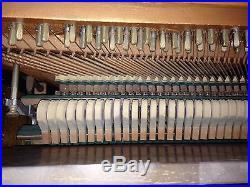 Steinway 1971 Sheraton Upright Piano Console with accelerated action and bench