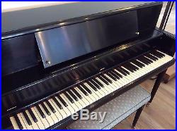 Steinway 50's Modern Console Upright Piano 42' Satin Ebony