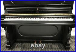 Steinway 54 Upright Piano Picarzo Pianos Ebony Upright F Model VIDEO K