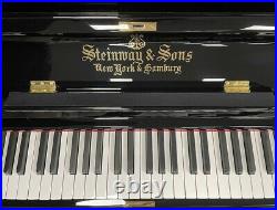 Steinway 54 Upright Piano Picarzo Pianos Ebony Upright I Model VIDEOS K