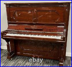Steinway 54 Upright Piano Picarzo Pianos Mahogany Upright F Model VIDEOS K