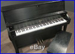 Steinway Boston UP-118S 46'' Upright Piano Black Oak Satin