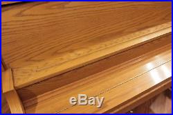 Steinway Boston UP-118S 46'' Upright Piano Honey Oak