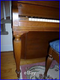 Steinway Console Piano 1959 Hepplewhite Excellent Condition! Original Finish