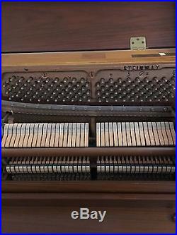 Steinway Console Piano, Original Factory Finish, Excellent Condition