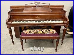 Steinway Console Upright Piano 40 Satin Walnut