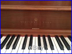 Steinway Console Upright Piano Excellent Condition