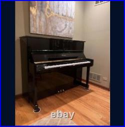 Steinway Essex Professional 48 Upright Piano High Polish Black MINT