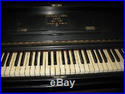 Steinway K52 Upright Piano circa 1906 Good condition Good Ivories