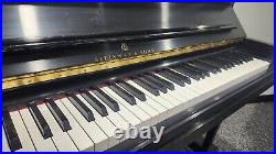 Steinway K 52 Full Upright Piano with Bench Mfg 1985 Satin Ebony
