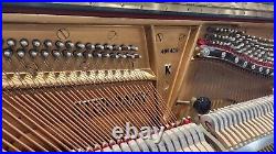 Steinway K 52 Full Upright Piano with Bench Mfg 1985 Satin Ebony