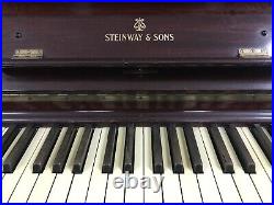 Steinway K-52 Upright Piano 52 Satin Mahogany
