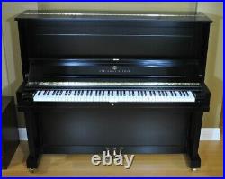 Steinway K 52 Upright Piano Picarzo Pianos Ebony Upright 2001 Model