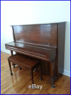 Steinway K-52 upright piano