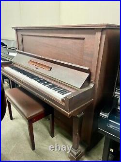 Steinway K Tall Upright Piano 50 Satin Mahogany