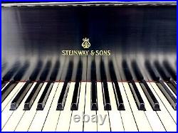 Steinway L Grand Piano 5'10 1/2 Satin Ebony