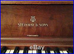 Steinway Model 100 Upright Piano Circa 1961