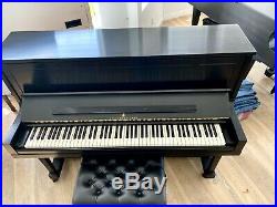 Steinway Model 45 47 upright piano ebony satin, excellent
