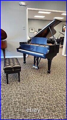 Steinway Model A 6'2 Grand Piano and Artist Bench Mfg 2006 in USA Satin Ebony