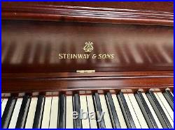 Steinway Piano with Matching Original Steinway Bench (Mahogany)