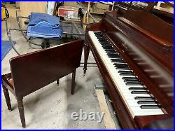 Steinway Piano with Matching Original Steinway Bench (Mahogany)