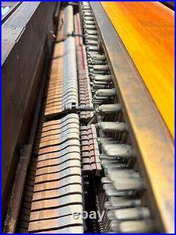 Steinway Sheraton Upright Piano 45 Satin Walnut