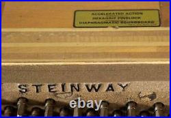 Steinway & Sons 1981 Mahogany Walnut Upright Piano No. 477428, Model 45