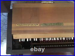 Steinway & Sons Hepplewhite Upright Piano 40 Satin Walnut
