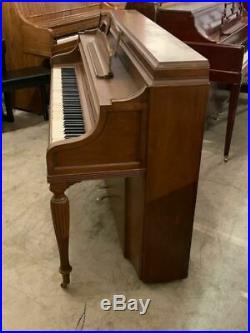 Steinway & Sons Hepplewhite Upright Piano 41 Satin Walnut