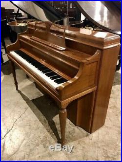 Steinway & Sons Hepplewhite Upright Piano 42 Satin Walnut