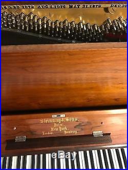 Steinway & Sons Upright 53 1/2 1886 Excellent Condition Restored