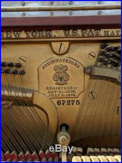 Steinway & Sons Upright Piano 1889-1890