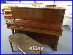Steinway & Sons Upright Piano 46 1/2 Hand Built in New York