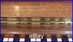 Steinway & Sons Upright Piano Model 1098 Walnut Satin