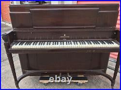 Steinway & Sons Upright Studio Piano Mahogany 1939-40