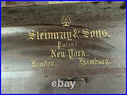 Steinway & Sons Vintage 1900 Mahogany Upright Piano, Model I 7 1/3 4' 5 #9603