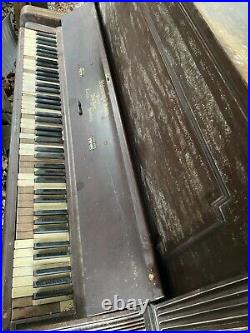 Steinway & Sons Vintage 1900 Mahogany Upright Piano, Model I 7 1/3 4' 5 #9603