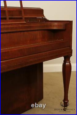 Steinway & Sons Vintage 1963 Mahogany Upright Piano, Model 100