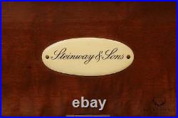 Steinway & Sons Vintage 1963 Mahogany Upright Piano, Model 100